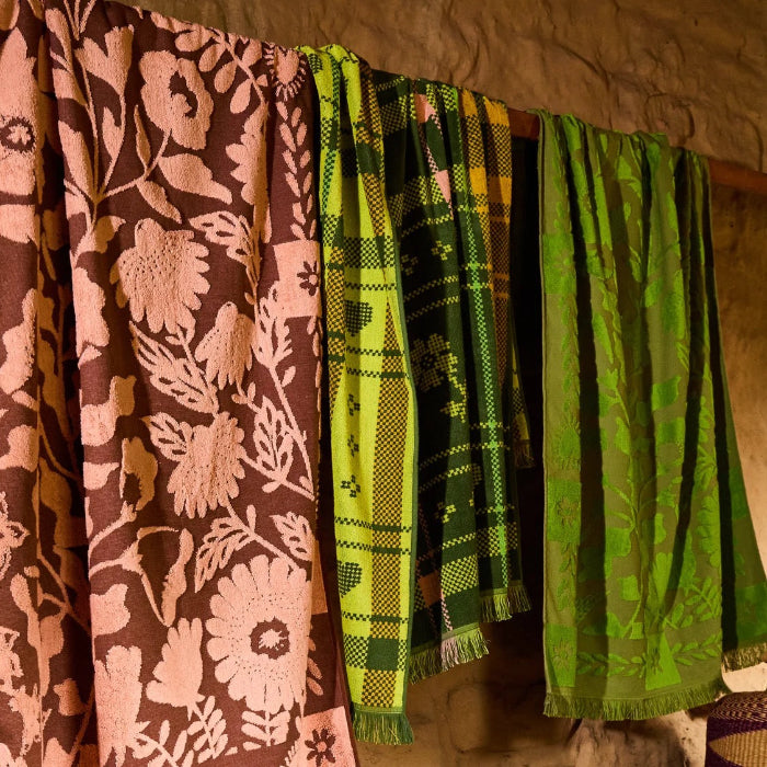 Sage and Clare - Josephine Bath Sheet - Hunter Green
