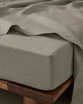 Ravello Flat Sheet Pebble