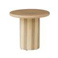 Rayas Ceramic Table - Taupe