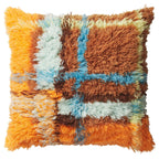 Sage and Clare - Frances Shag Cushion - Sable