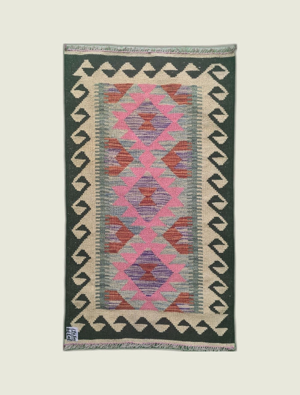 Vintage Handwoven Rug - 61 x 105cm (30379)