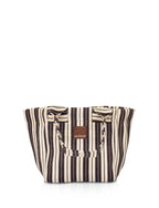 Eau Bags - Striped Recycled Nylon Bag - Tote Handbag