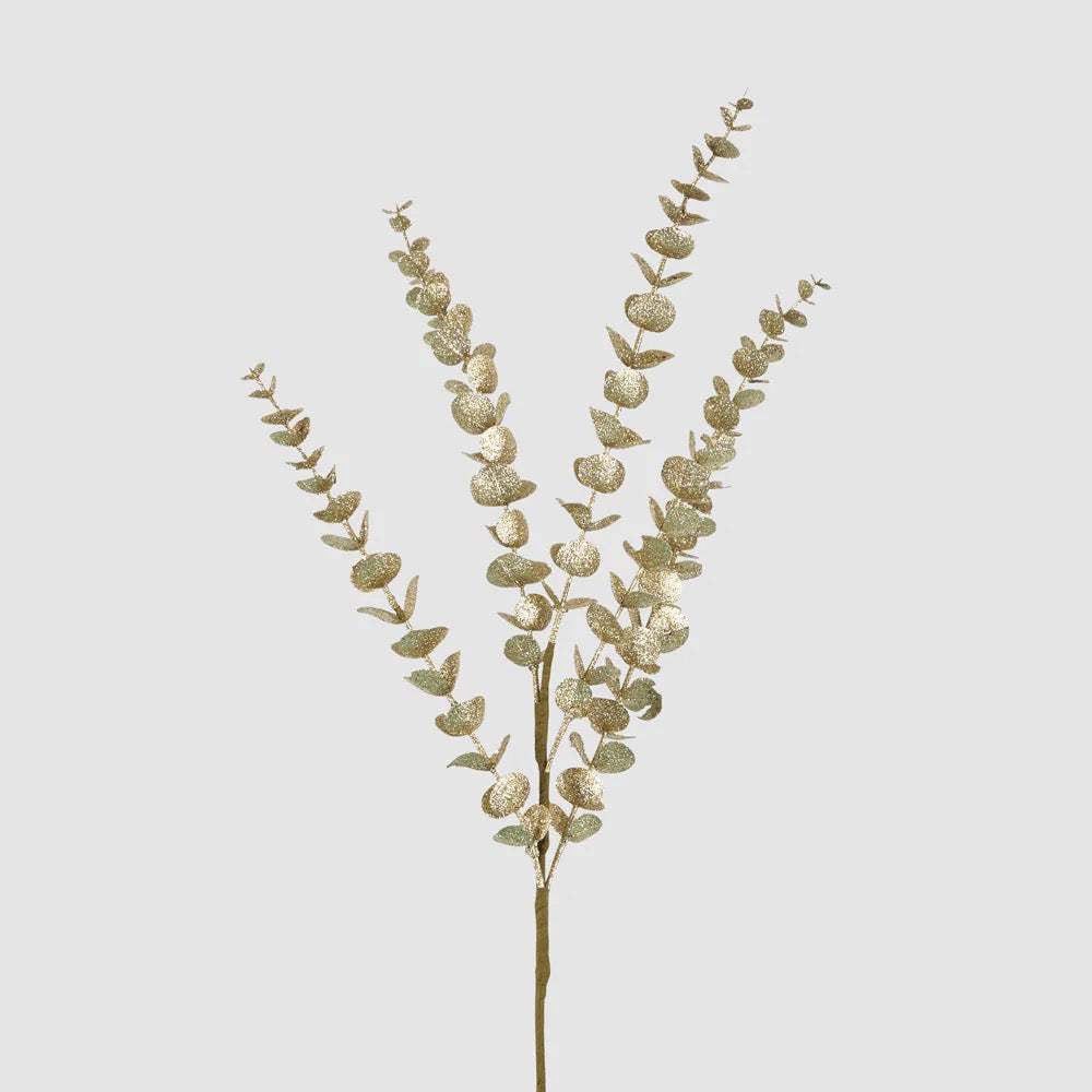 Glitter Eucalyptus Spray 77cm