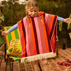 Sage and Clare Kids Hooded Towel - June - Dahlia