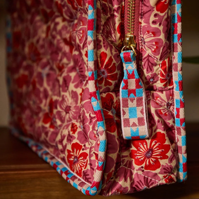 Sage and Clare Magnolia Vanity Bag - Poppy