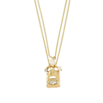 Fire Necklace 2 in 1 Set - Gold Plated