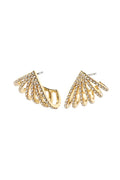 Priscilla Earrings - Gold Plated - Crystal