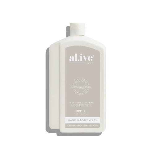 Alive Body 1L Hand & Body Wash Refill - Sea Cotton & Coconut