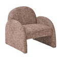 Phoenix Armchair Chocolate/White - Available Early Aug