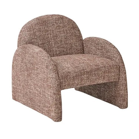 Phoenix Armchair Chocolate/White - Available Early Aug