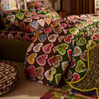 Sage and Clare Loretta Cotton Pillowcase Set - Umber