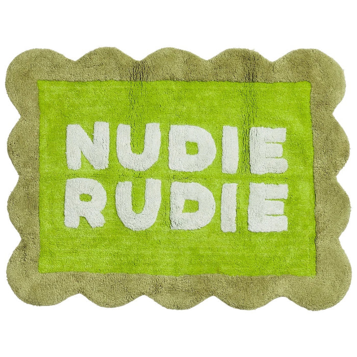 Sage and Clare - Romy Nudie Bath Mat - Cactus Green