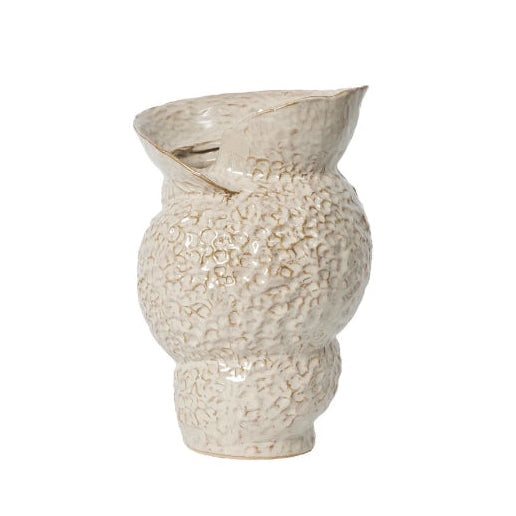 BROSTE Vase Shelley - White Cream