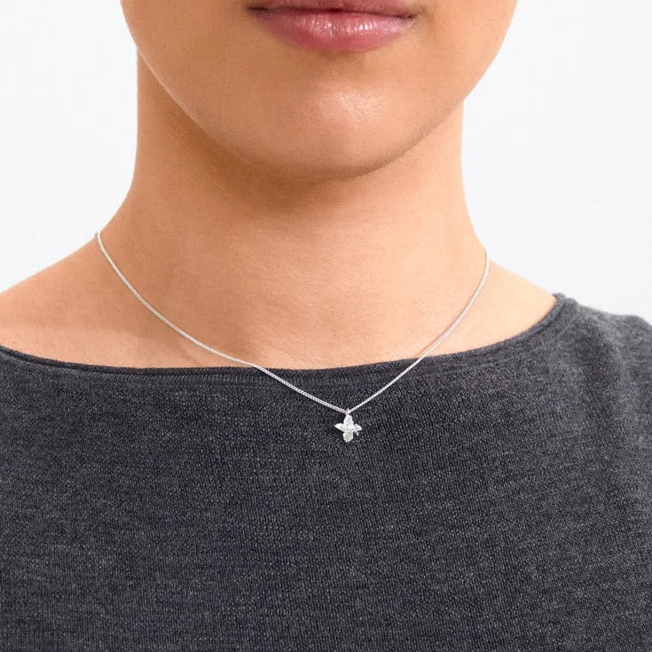Trace Necklace Silver Plated