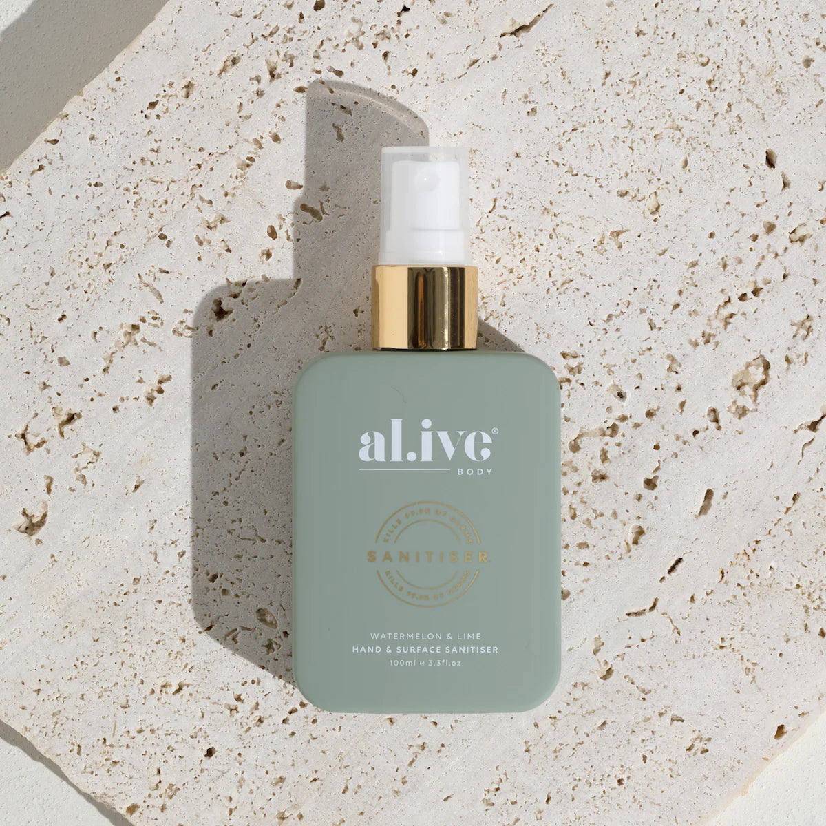 Alive Body - Hand & Surface Sanitiser Spray - Watermelon & Lime