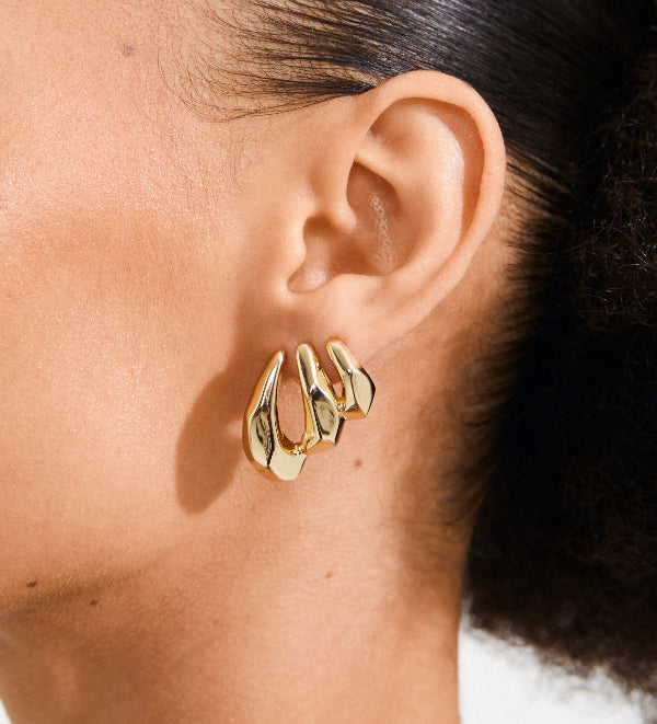 Presence Earrings - Gold Plated