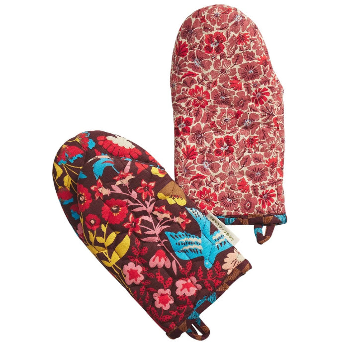 Sage and Clare - Magnolia Oven Mitt Set