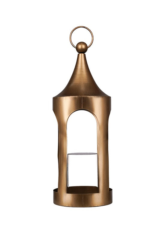 Brushed Gold Lantern - Small