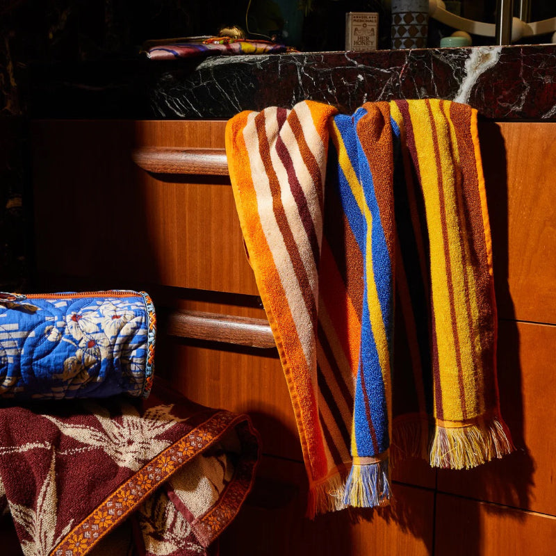 Sage and Clare Nicolette Hand Towel - Russet