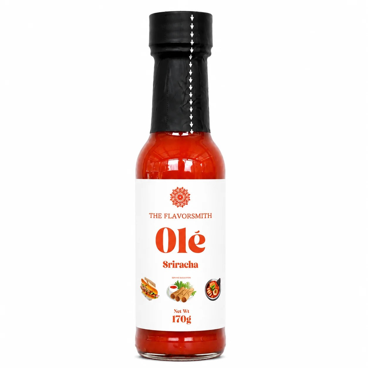 The Flavoursmith - Olé Siracha - Garlicky Chilli Hot Sauce