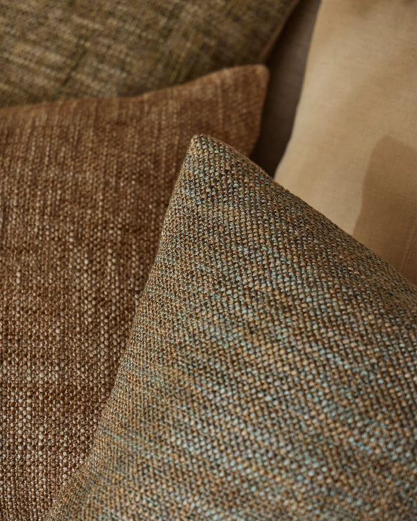 Castel Chunky Multi-Tonal Weave Cushion - Feather inner