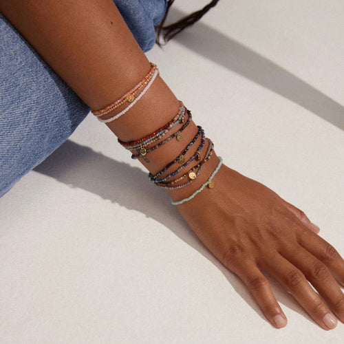 Indie Bracelet gold plated - Assorted Colours