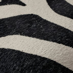 BROSTE Pouf Zebra - Black/Light Beige
