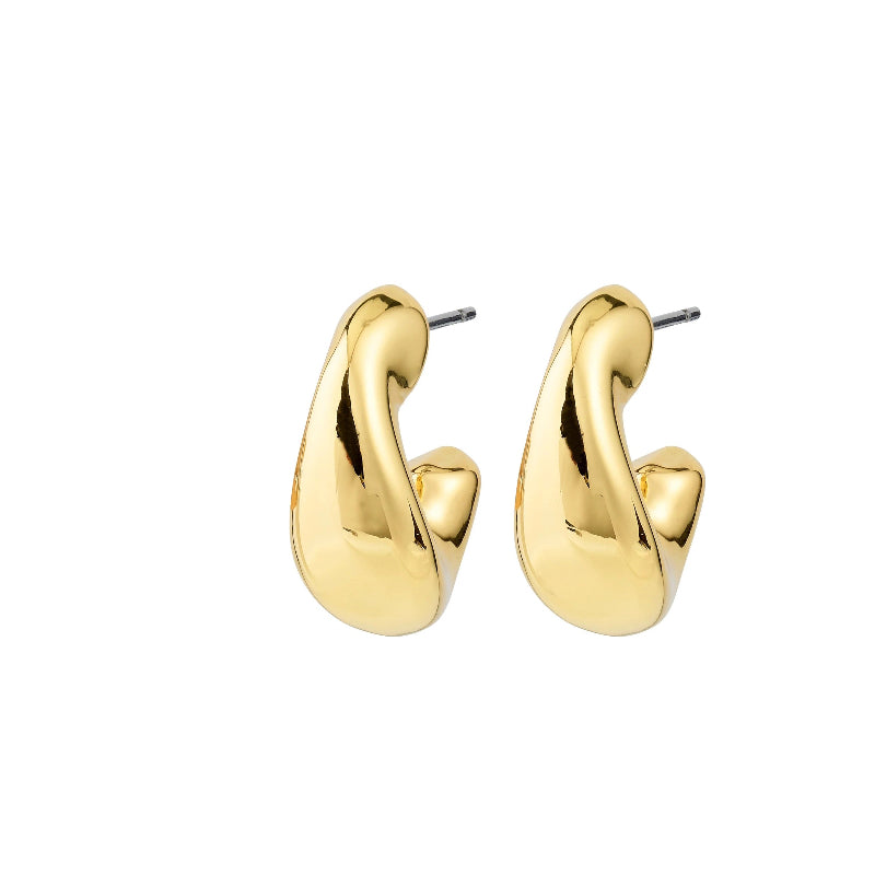Jennings Hoop Earrings - Gold Plated