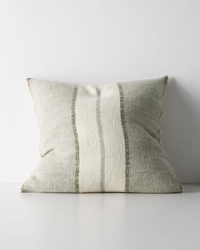 Ottavio Linen Cotton Blend Cushion - Feather Inner