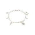 Intent Pearl Bracelet - White Silver Plated