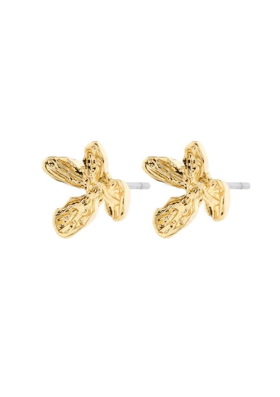 Aglaia earrings gold-plated