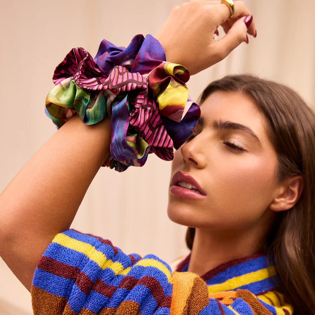 Sage and Clare Zoi Silk Hair Scrunchie