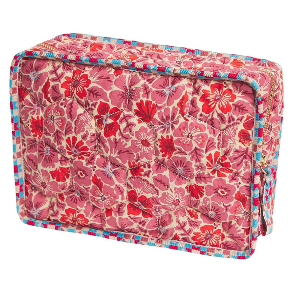 Sage and Clare Magnolia Vanity Bag - Poppy