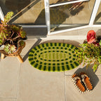Sage and Clare Fernanda Door Mat - Anise