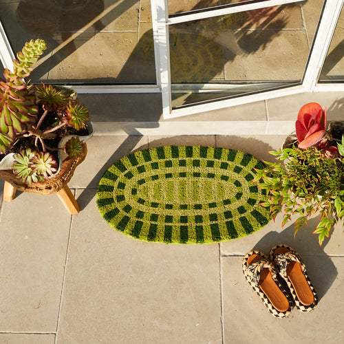Sage and Clare Fernanda Door Mat - Anise