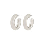 Phase Recycled Earrings - Silver Plated