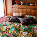 Sage and Clare Andrea Linen-Silk PillowCase - Rosewood