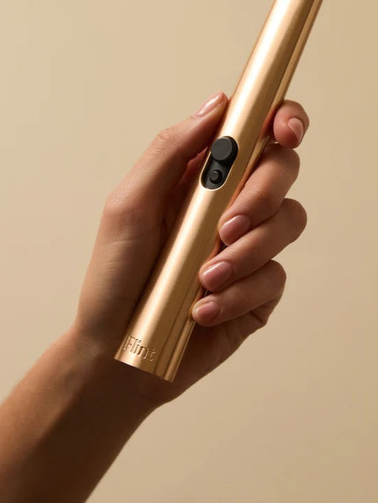 Flint Usb Rechargeable Lighter - Gold