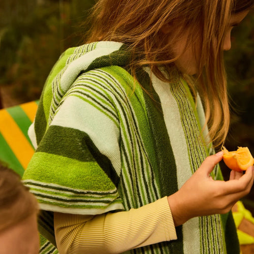 Sage and Clare Kids Hooded Towel - June - Fluorite