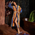 Sage and Clare Nicolette Towelling Robe M/L - Russet