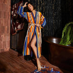 Sage and Clare Nicolette Towelling Robe M/L - Russet