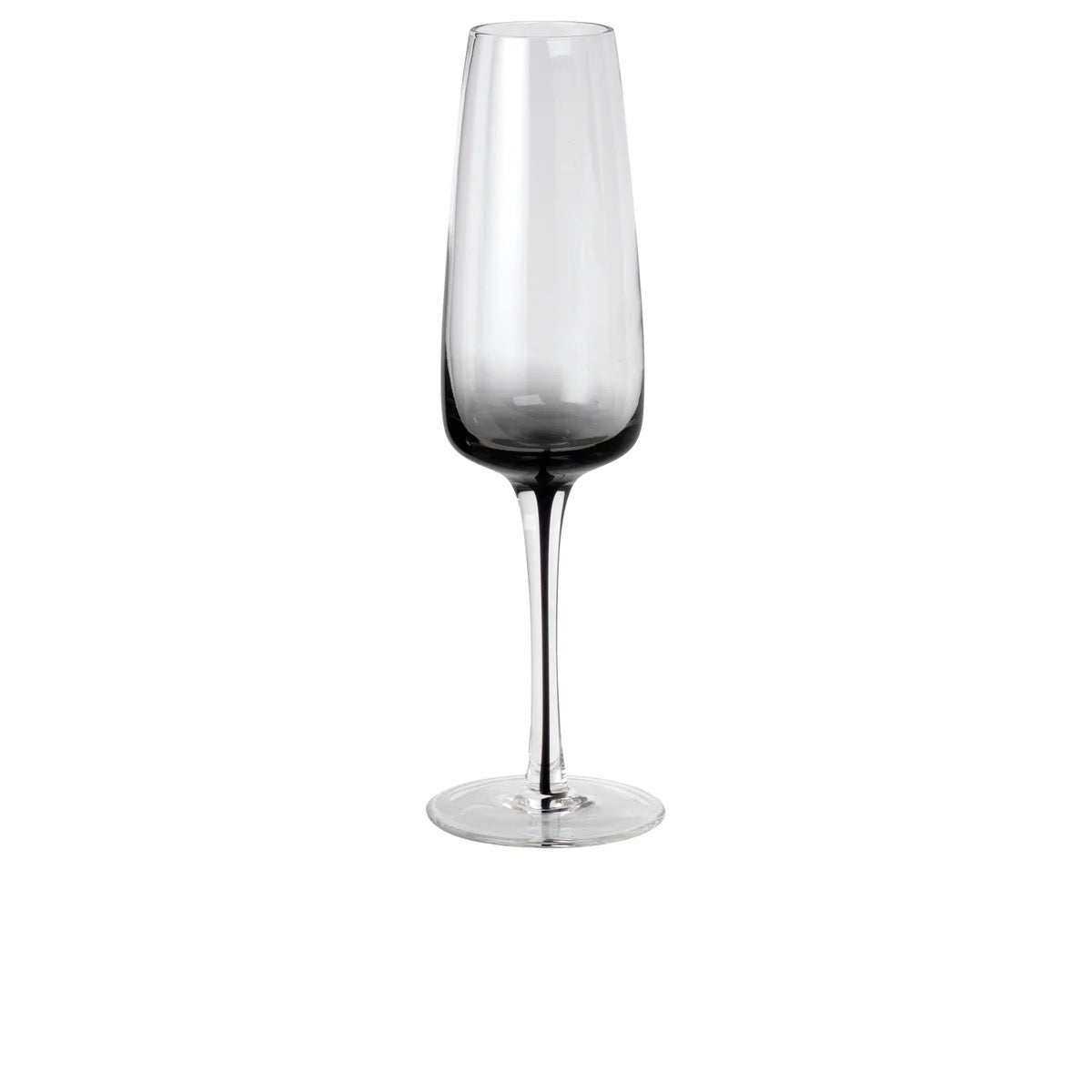 Broste Smoke Champagne Glass - Set/4