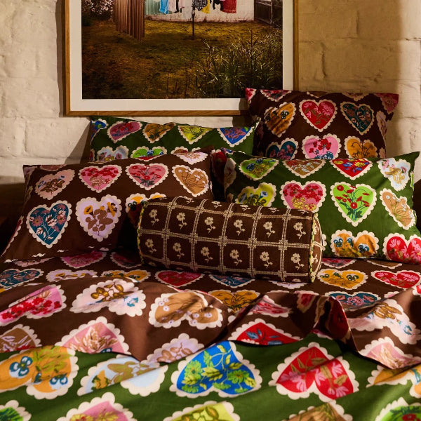Sage and Clare - Bonny Jacquard Bolster Cushion