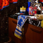 Sage and Clare Eliza Hand Towel - Ultramarine