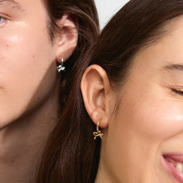 Lysandra Recycled Hoop Earrings - Gold Plated