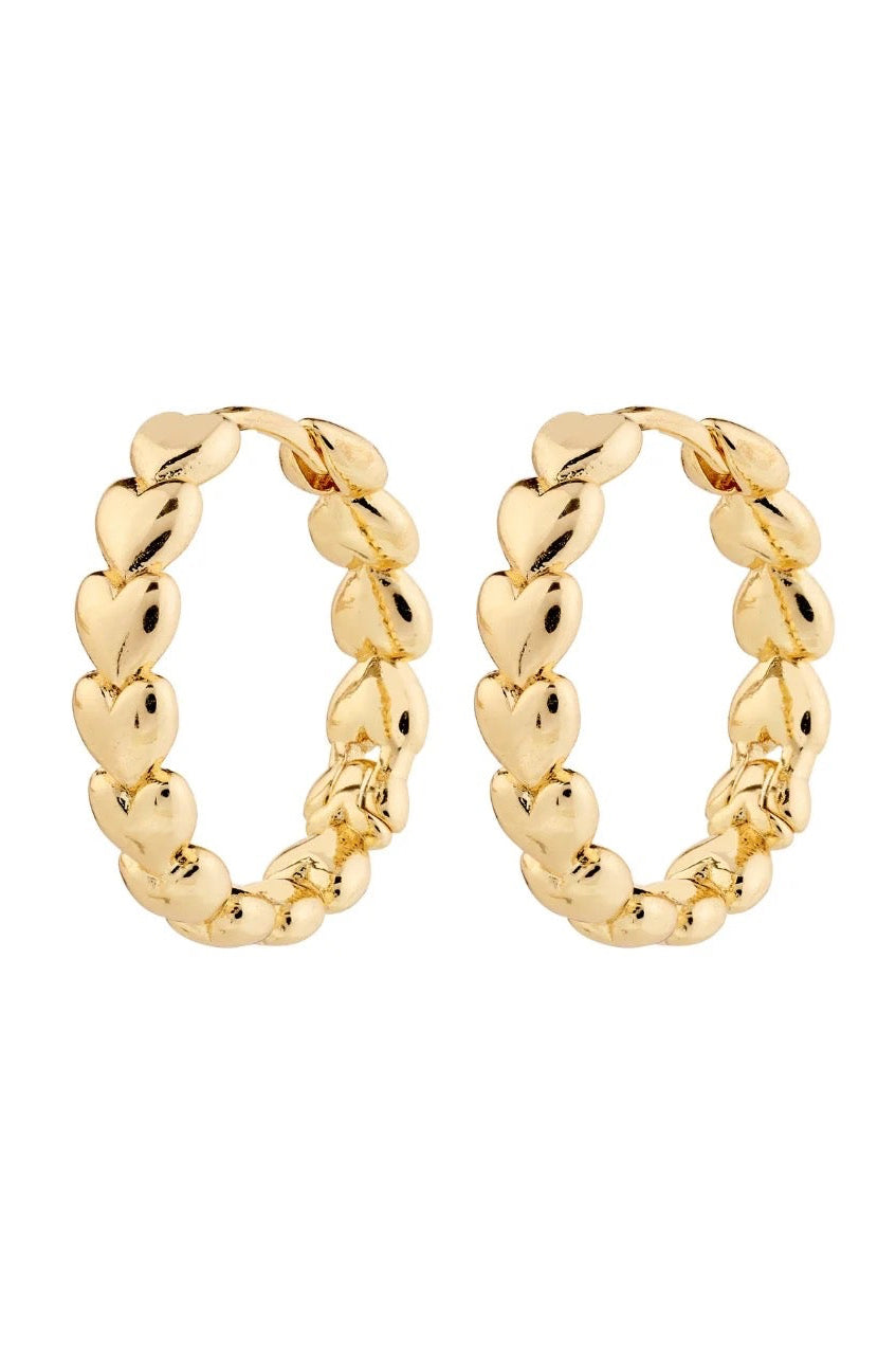 Maeve Recycled Hoop Earrings -Gold Plated
