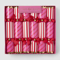 Carnival Stripe Crackers Red & Pink Set/6