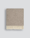 Baya Flemish 100% Lambswool Throw - Fawn