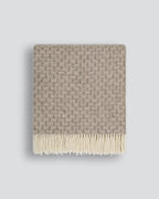 Baya Flemish 100% Lambswool Throw - Fawn