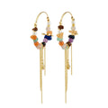 Iris Earrings Gold Plated/Multi